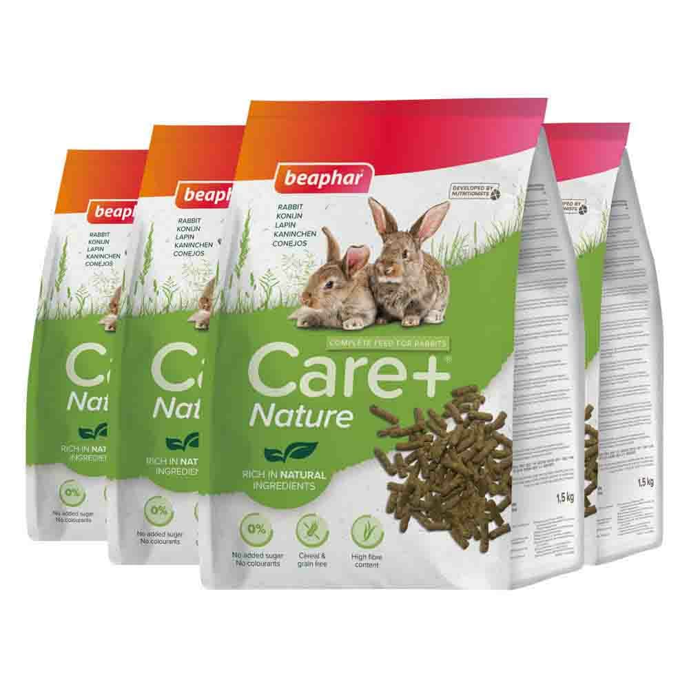 4x Beaphar Care+ Nature Konijn 1,5 kg