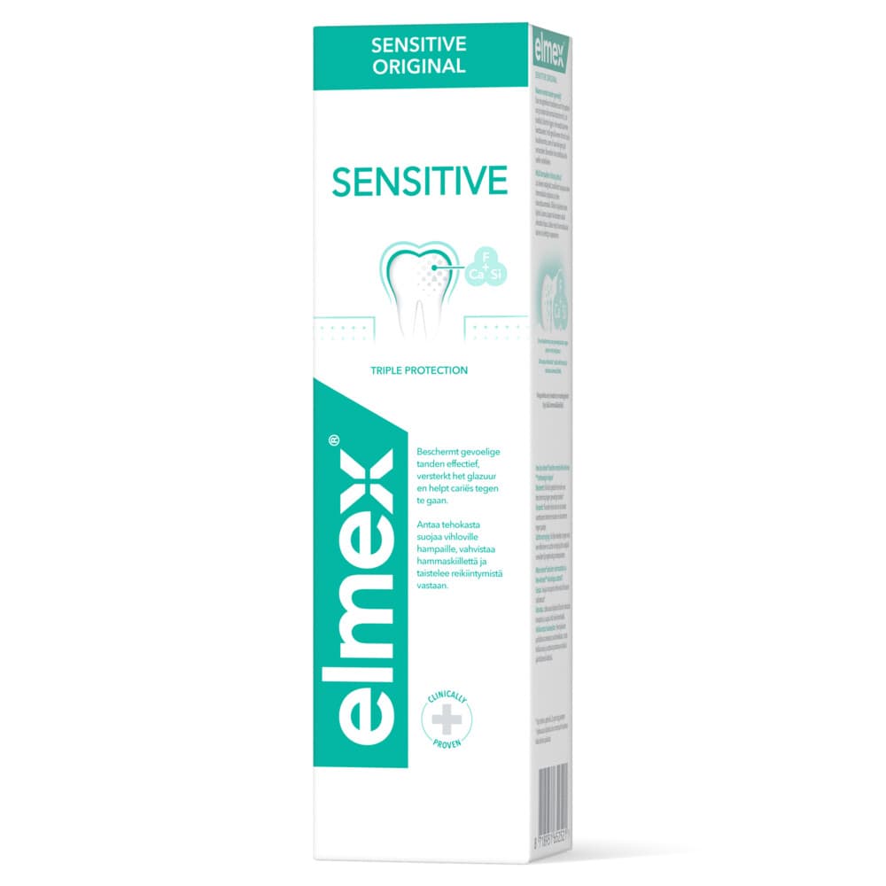 3+2 gratis: Elmex Tandpasta Sensitive Original 75 ml