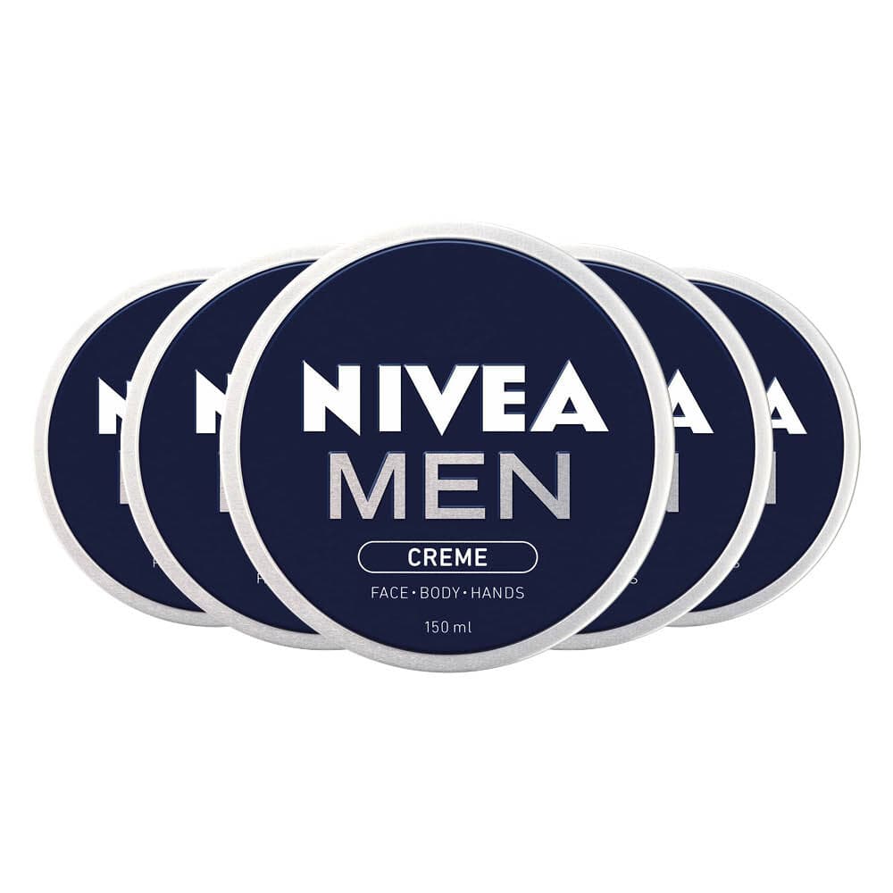 5x NIVEA Men Crème Blik 150 ml