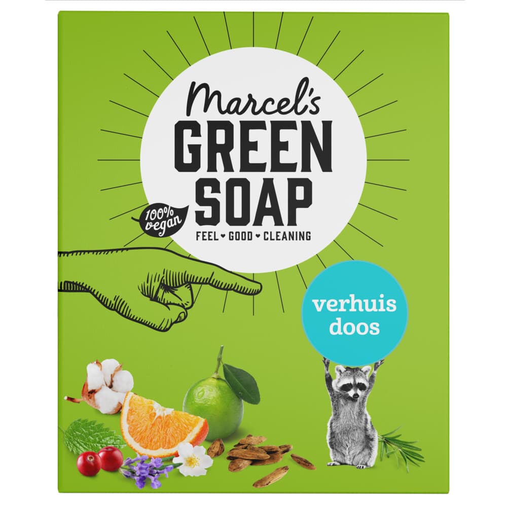 Marcel's Green Soap Verhuisdoos 8 x 1 stuk