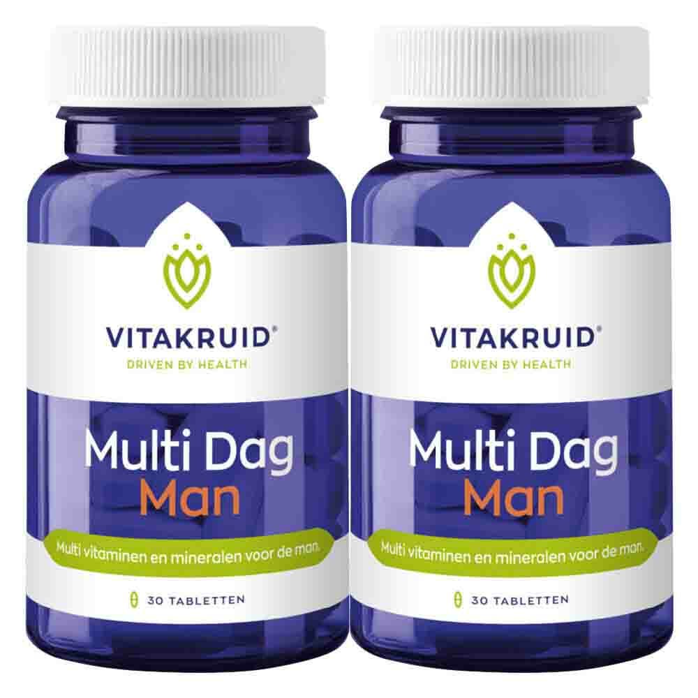 Gratis Verzending: 2x Vitakruid Multi Dag Man 30 tabletten