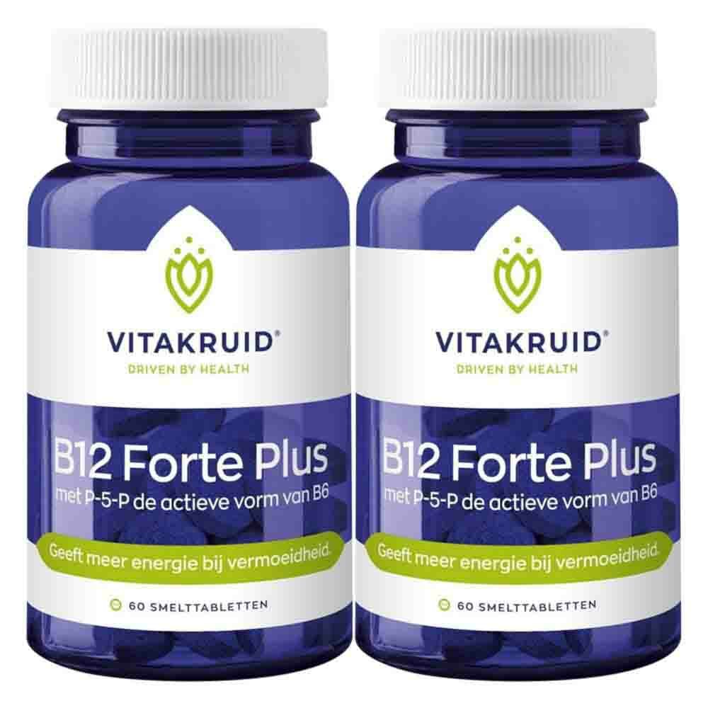 Gratis Verzending: 2x Vitakruid B12 Forte Plus 60 tabletten