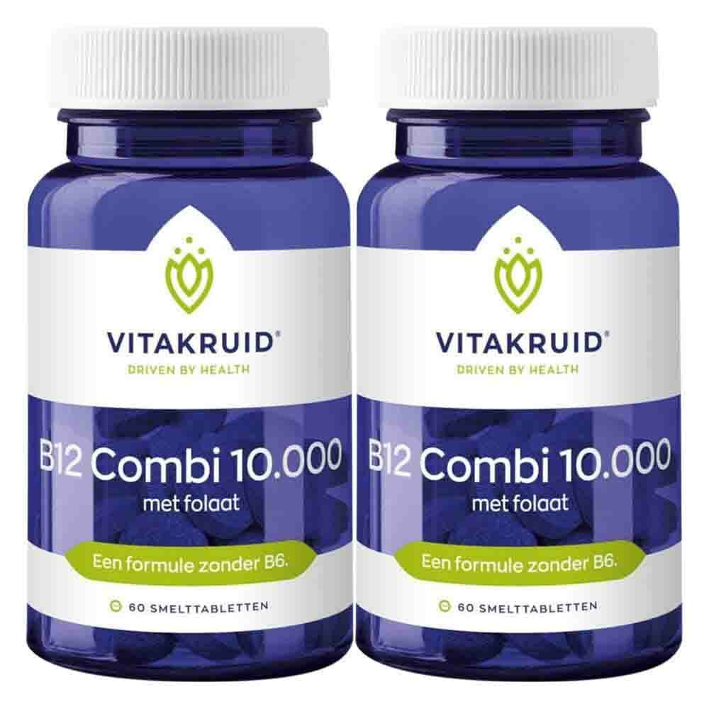 Gratis Verzending: 2x Vitakruid B12 Combi 10.000 60 tabletten