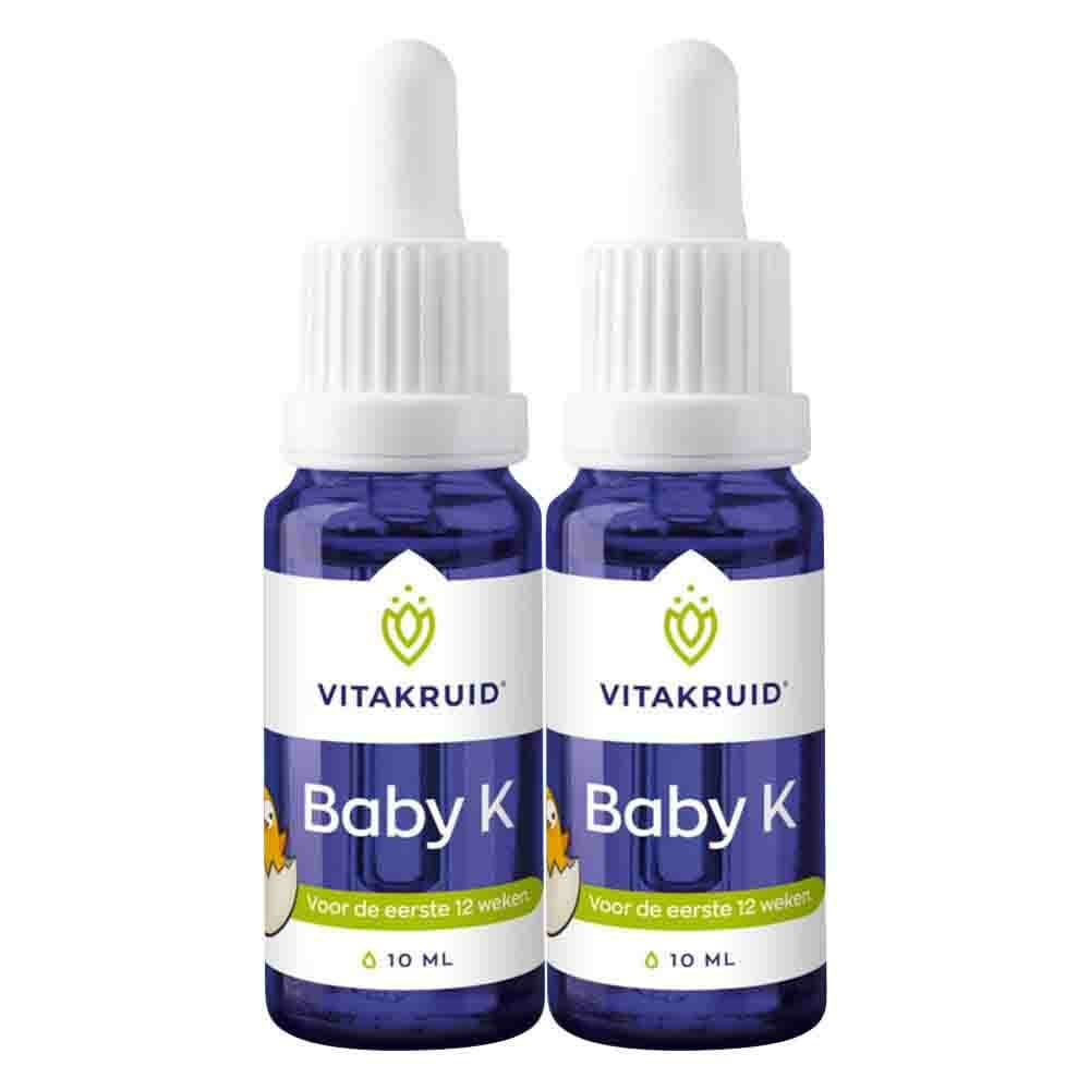 Gratis Verzending: 2x Vitakruid Baby Vitamine K 10 ml
