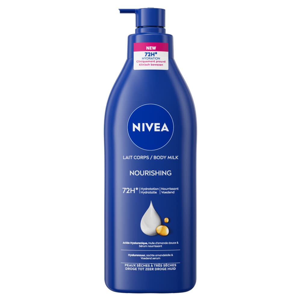 1+1 gratis: NIVEA Bodymilk Verzorgend met pomp 400 ml