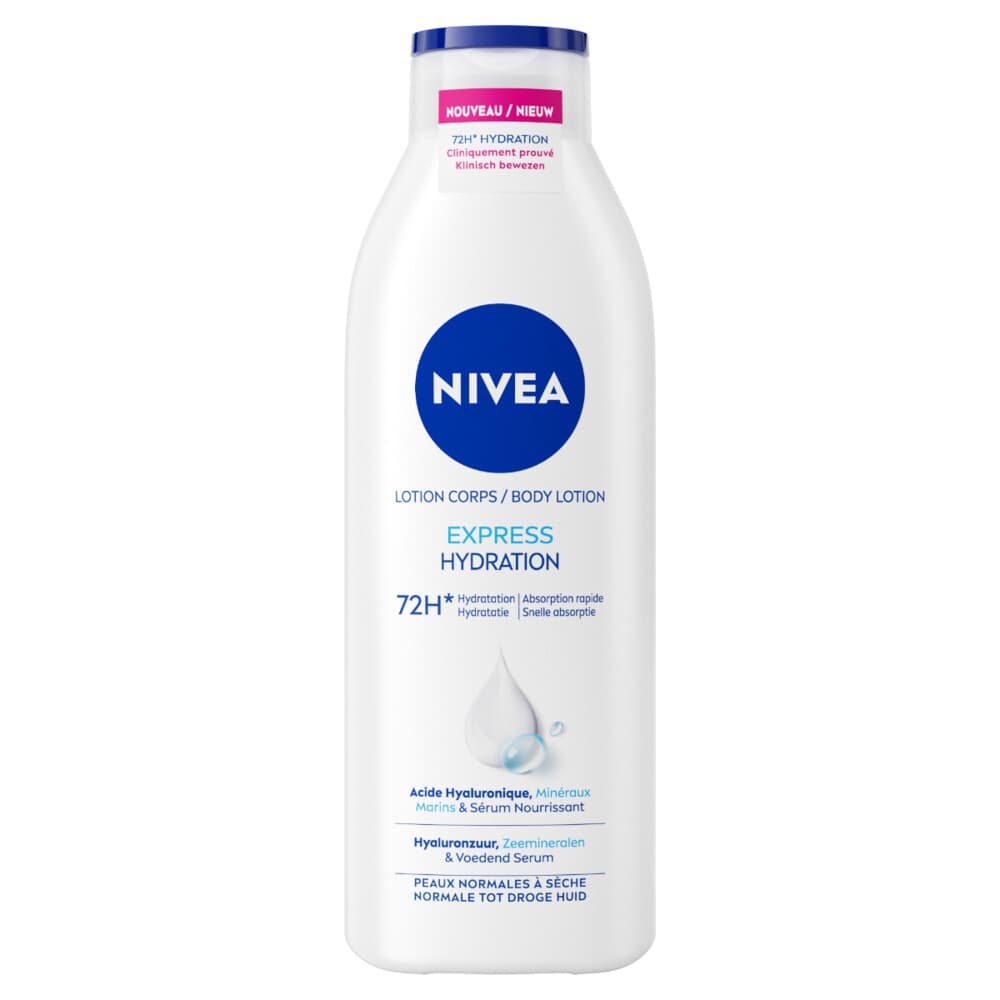 1+1 gratis: NIVEA Bodylotion Express 250 ml