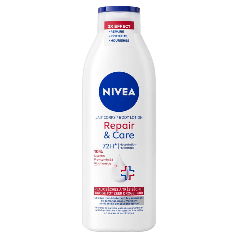 1+1 gratis: NIVEA Bodylotion Repair&Care 250 ml