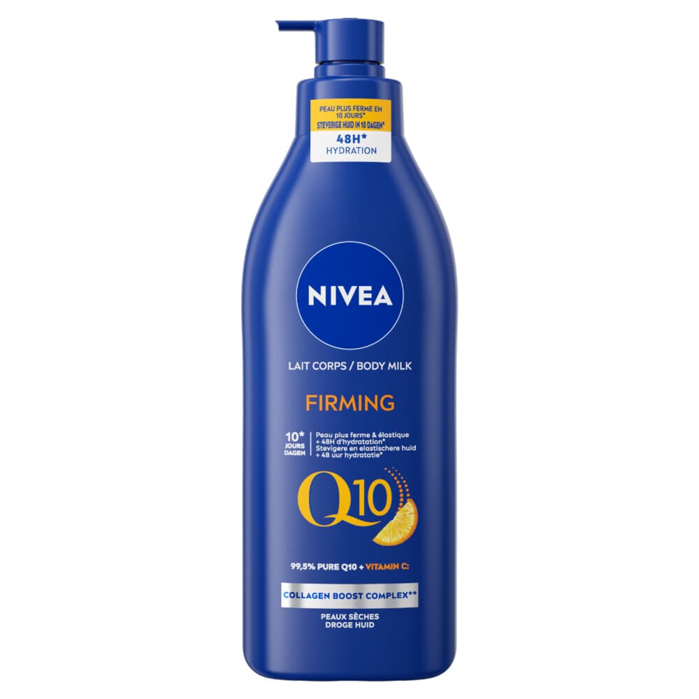 1+1 gratis: NIVEA Bodymilk met Pomp Q10 Verstevigend 400 ml