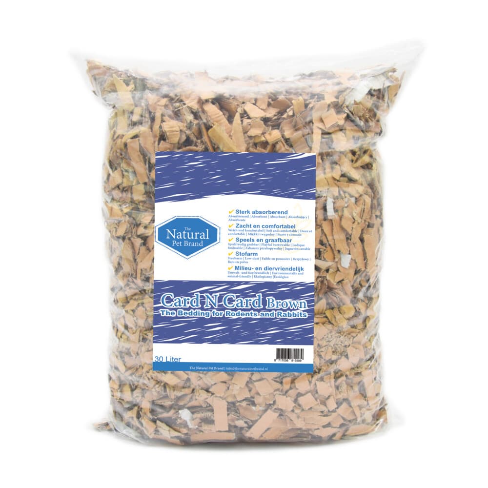 The Natural Pet Brand Card N Card Brown 100 liter