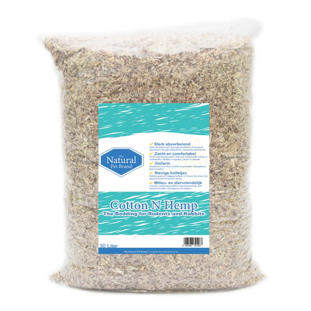 4x The Natural Pet Brand Cotton N Hemp 30 liter