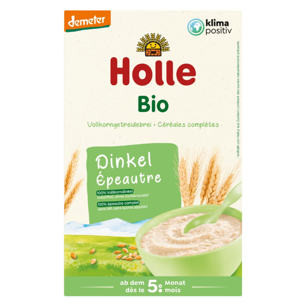 Holle Bio Volkoren Graanpap Spelt 250 gr