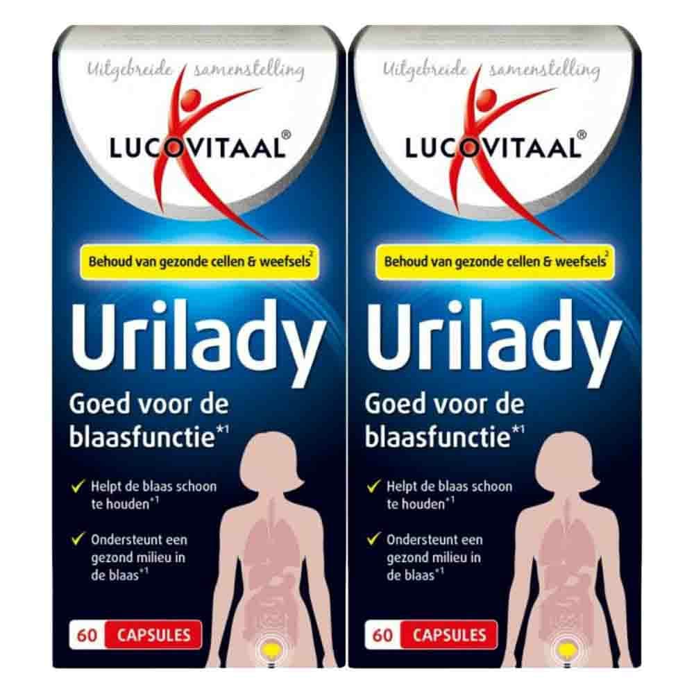 Gratis Verzending: 2x Lucovitaal Urilady 60 capsules
