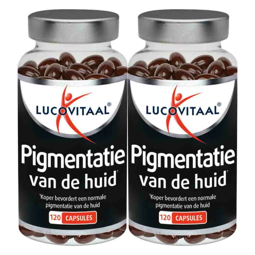 Gratis Verzending: 2x Lucovitaal Pigmentatie van de Huid 120 capsules