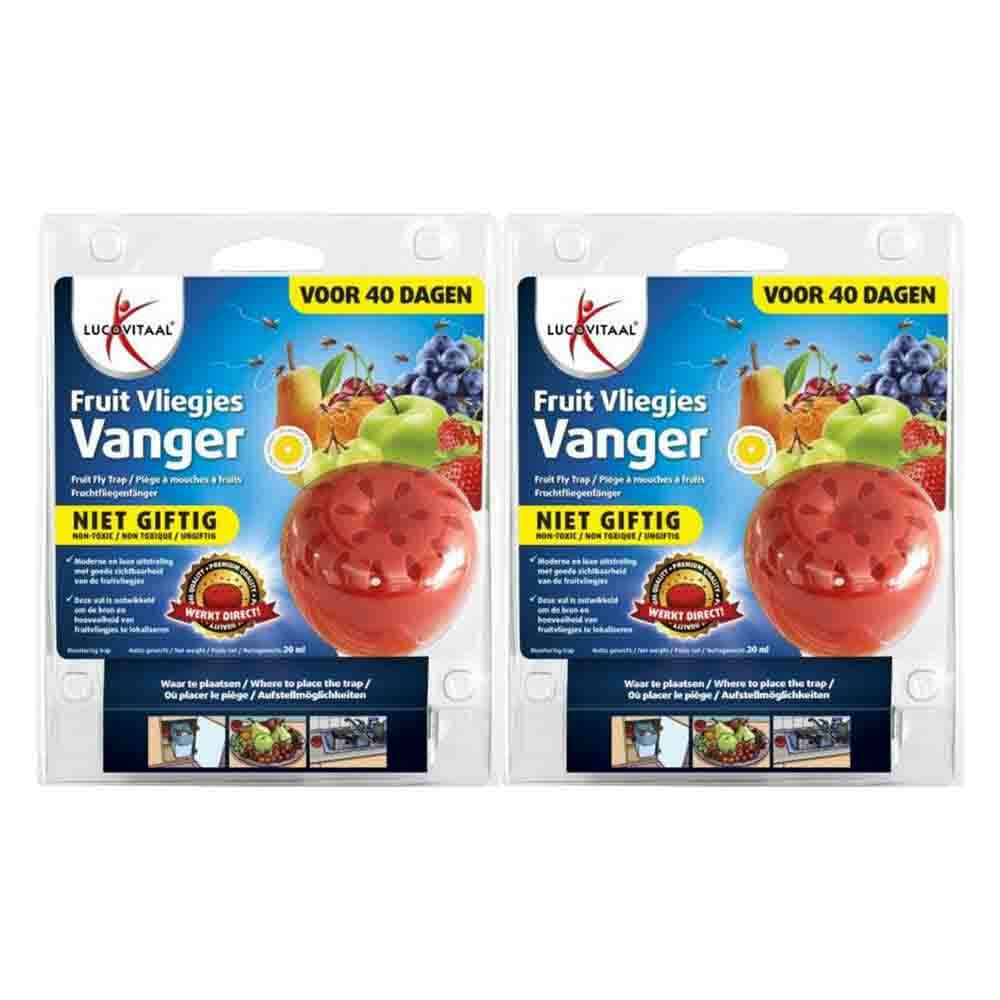 2x Lucovitaal Fruit Vliegjes Vanger 20 ml