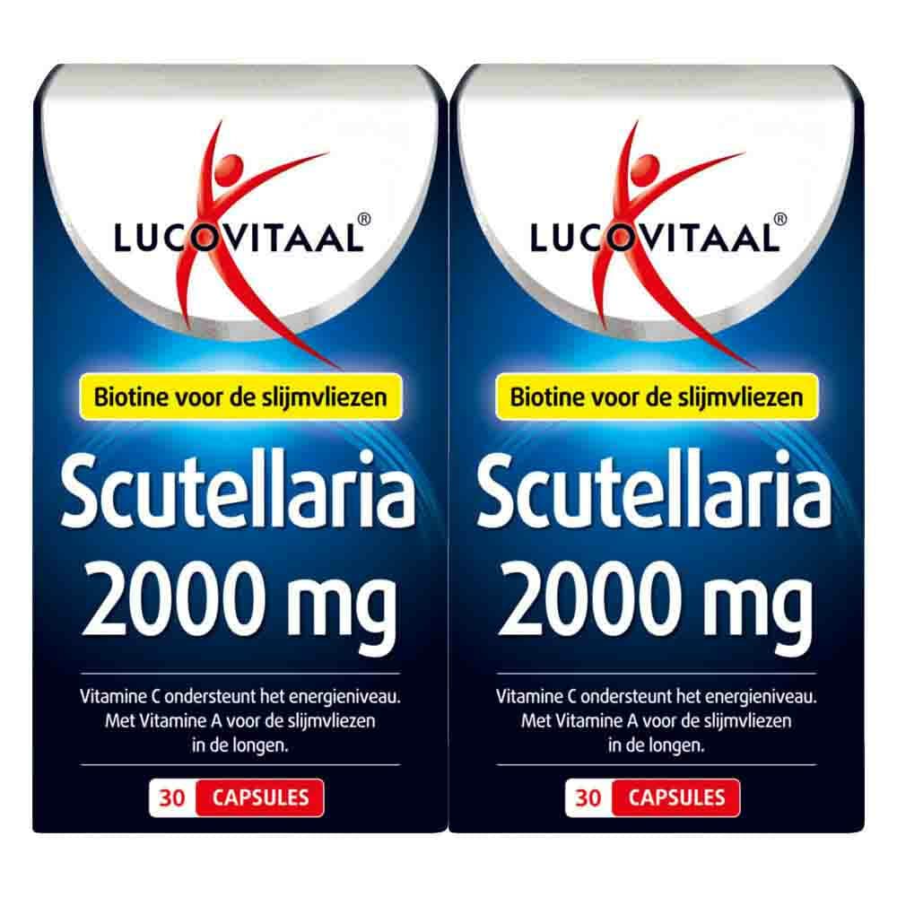 Gratis Verzending: 2x Lucovitaal Scutellaria 2000 mg 30 capsules