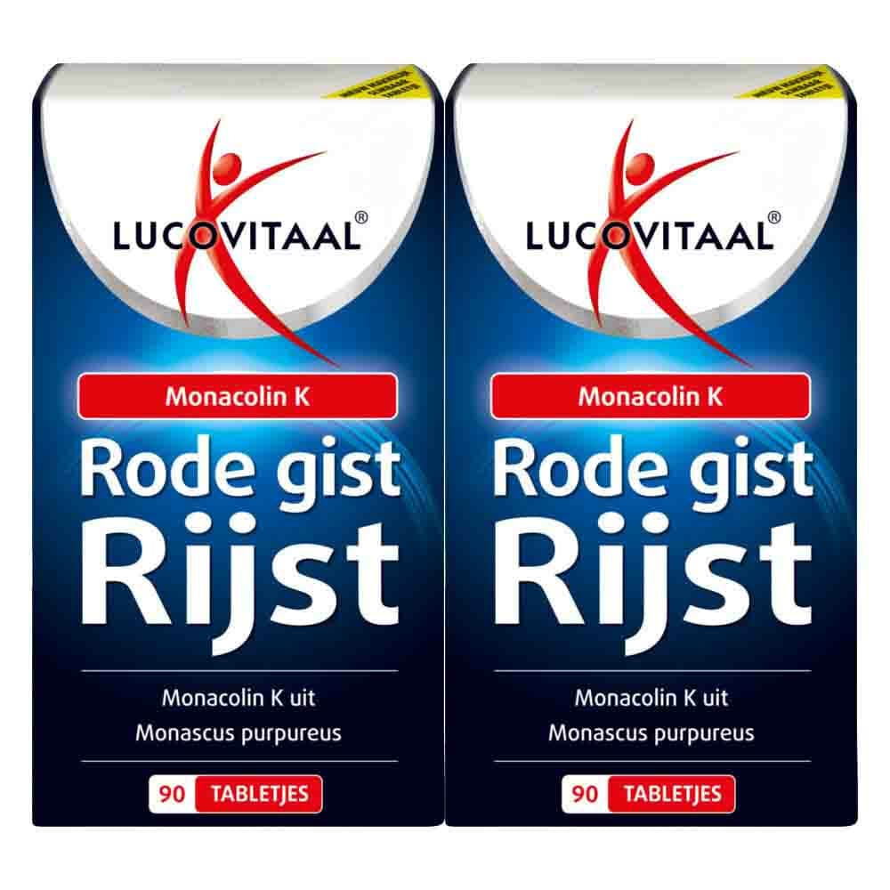 Gratis Verzending: 2x Lucovitaal Rode Gist Rijst 90 tabletten
