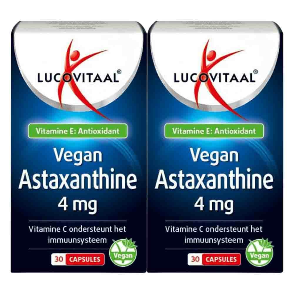 Gratis Verzending: 2x Lucovitaal Astaxanthine 4 mg 30 capsules