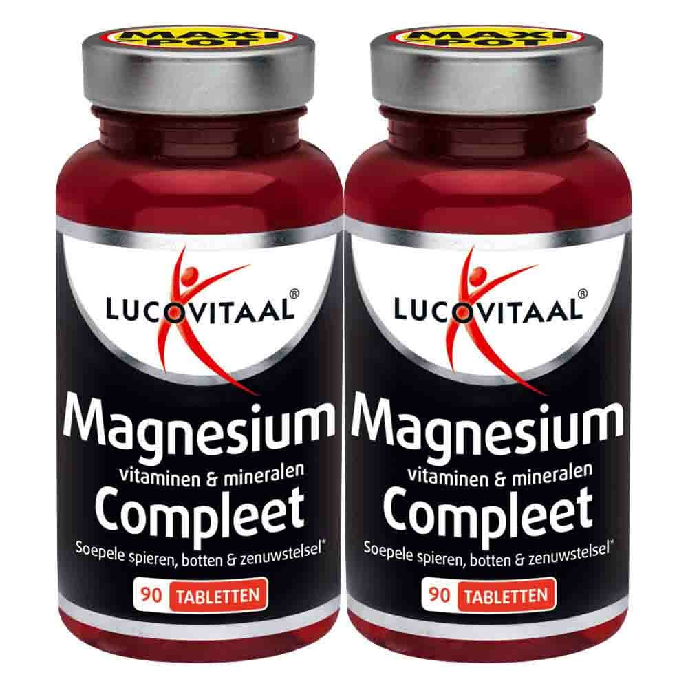 Gratis Verzending: 2x Lucovitaal Magnesium Vitaminen&Mineralen Compleet 90 Tabletten
