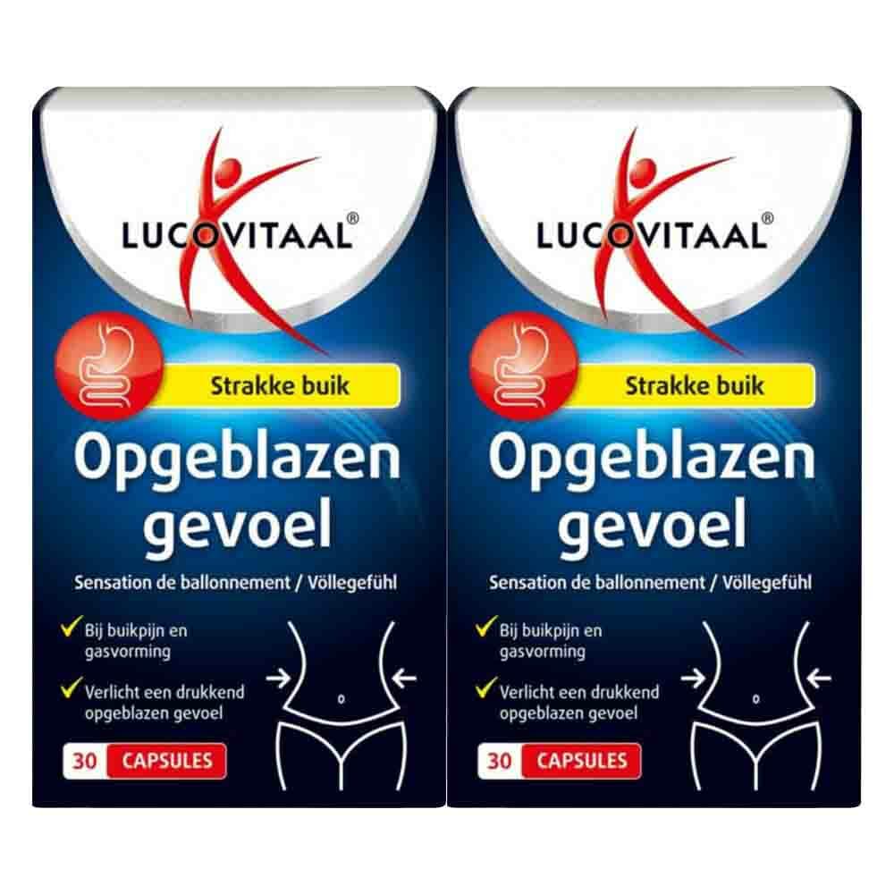 Gratis Verzending: 2x Lucovitaal Opgeblazen Gevoel 30 capsules