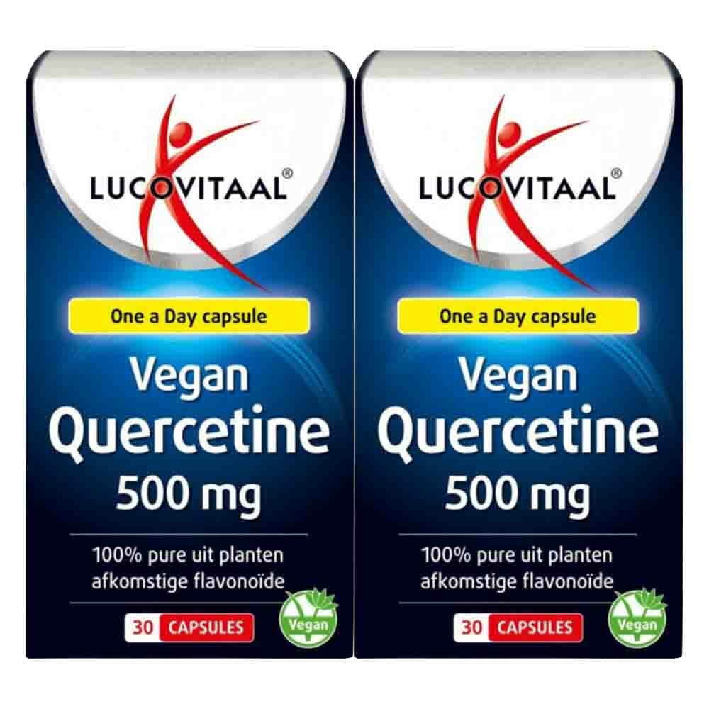 Gratis Verzending: 2x Lucovitaal Quercetine 500mg 30 capsules