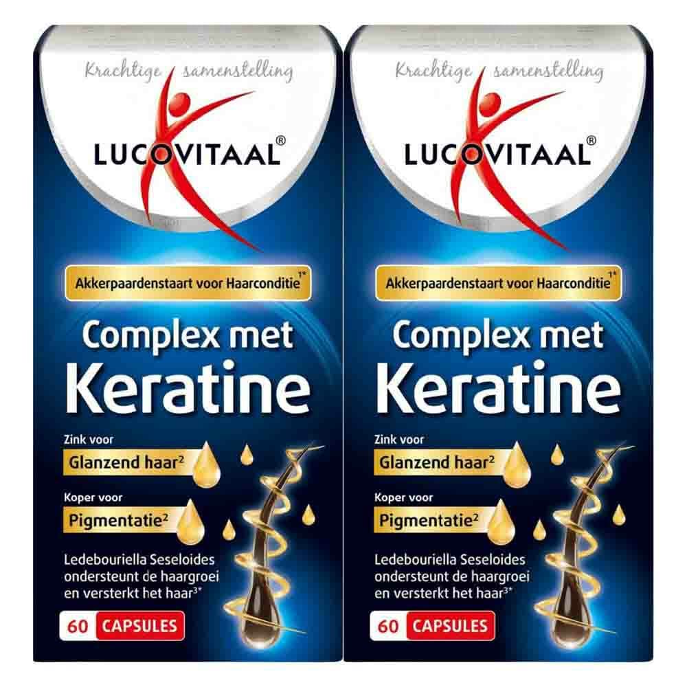 Gratis Verzending: 2x Lucovitaal Complex met Keratine 60 capsules