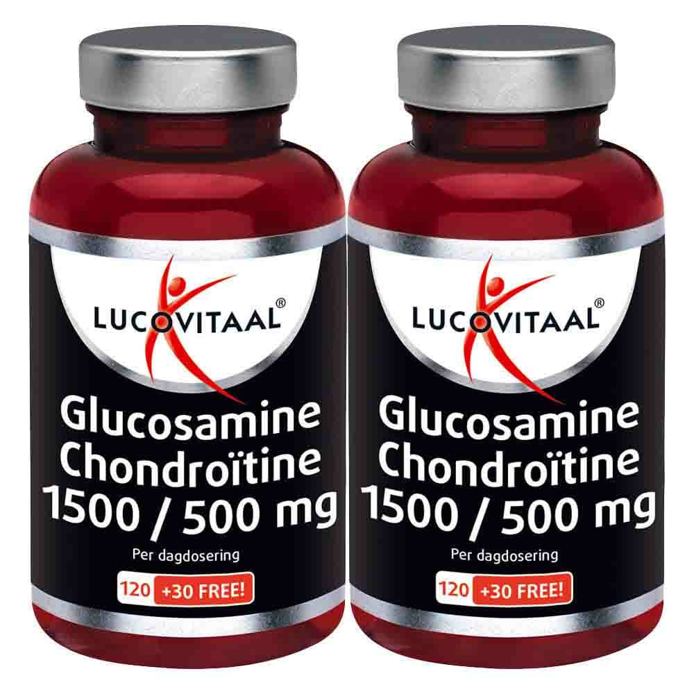 Gratis Verzending: 2x Lucovitaal Glucosamine Chondroïtine 1500/500 mg 150 tabletten