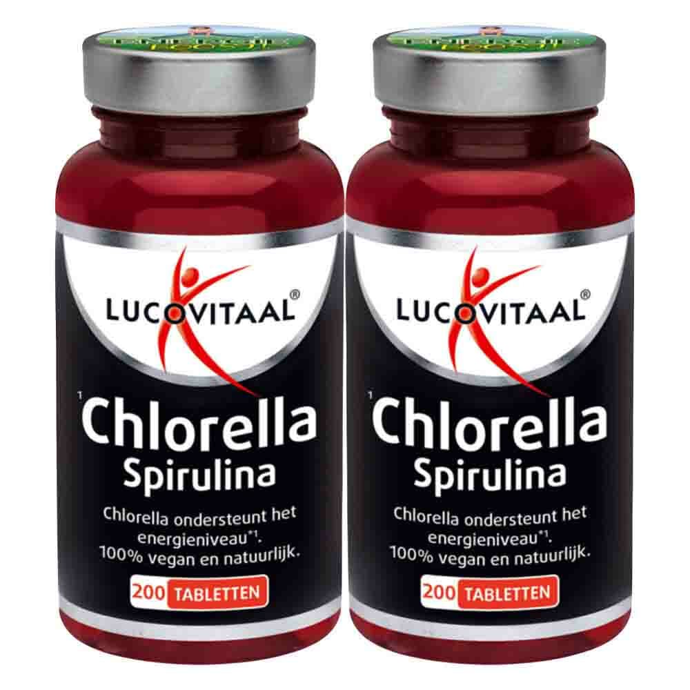 Gratis Verzending: 2x Lucovitaal Chlorella Spirulina 200 tabletten