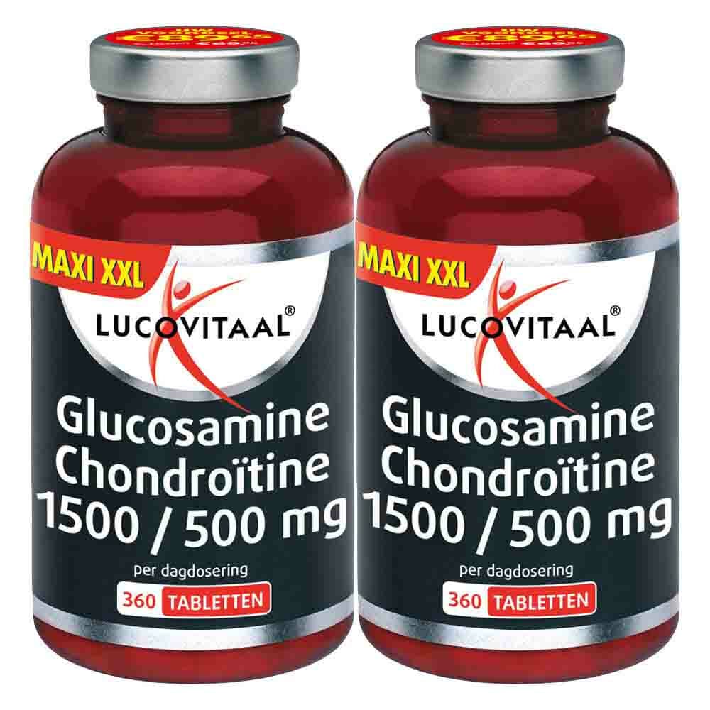 Gratis Verzending: 2x Lucovitaal Glucosamine Chondroïtine 1500/500 mg 360 tabletten