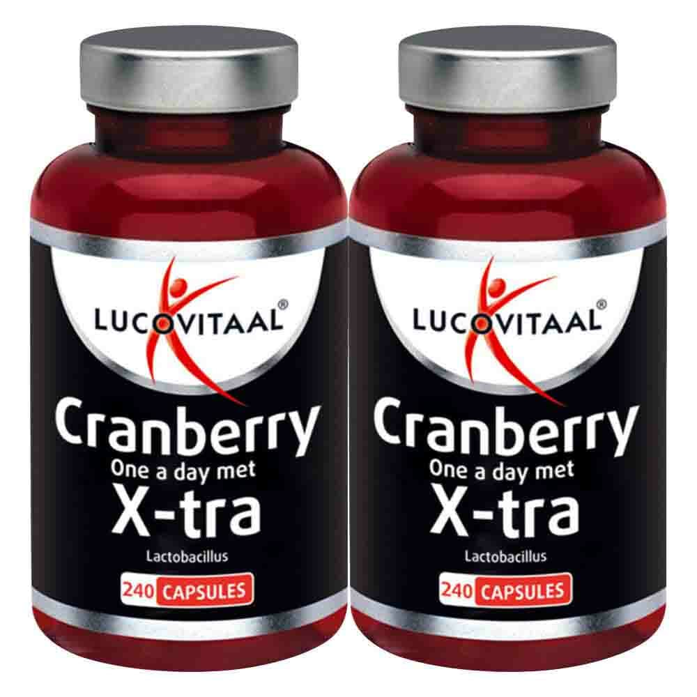 Gratis Verzending: 2x Lucovitaal Cranberry X-tra One a Day 240 capsules