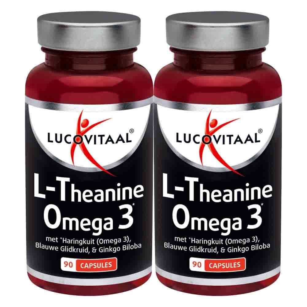 Gratis Verzending: 2x Lucovitaal L-theanine Omega 3 90 capsules