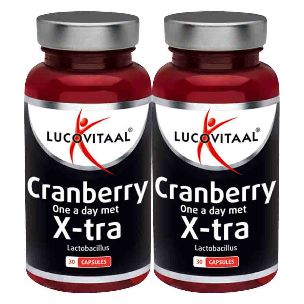 Gratis Verzending: 2x Lucovitaal Cranberry X-tra 30 capsules