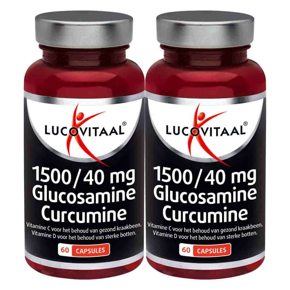 Gratis Verzending: 2x Lucovitaal Glucosamine Curcumine 1500/40mg 60 capsules