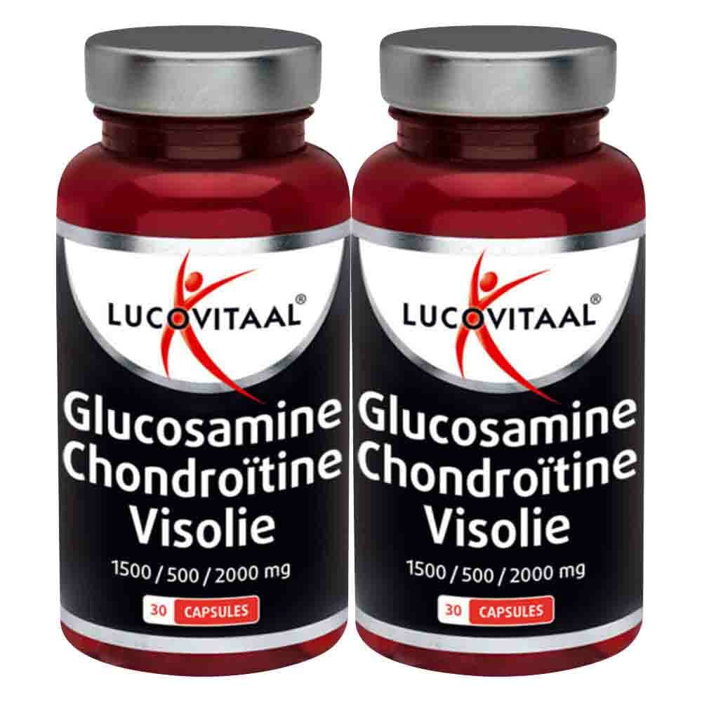 Gratis Verzending: 2x Lucovitaal Glucosamine Chondroitine Visolie 30 capsules