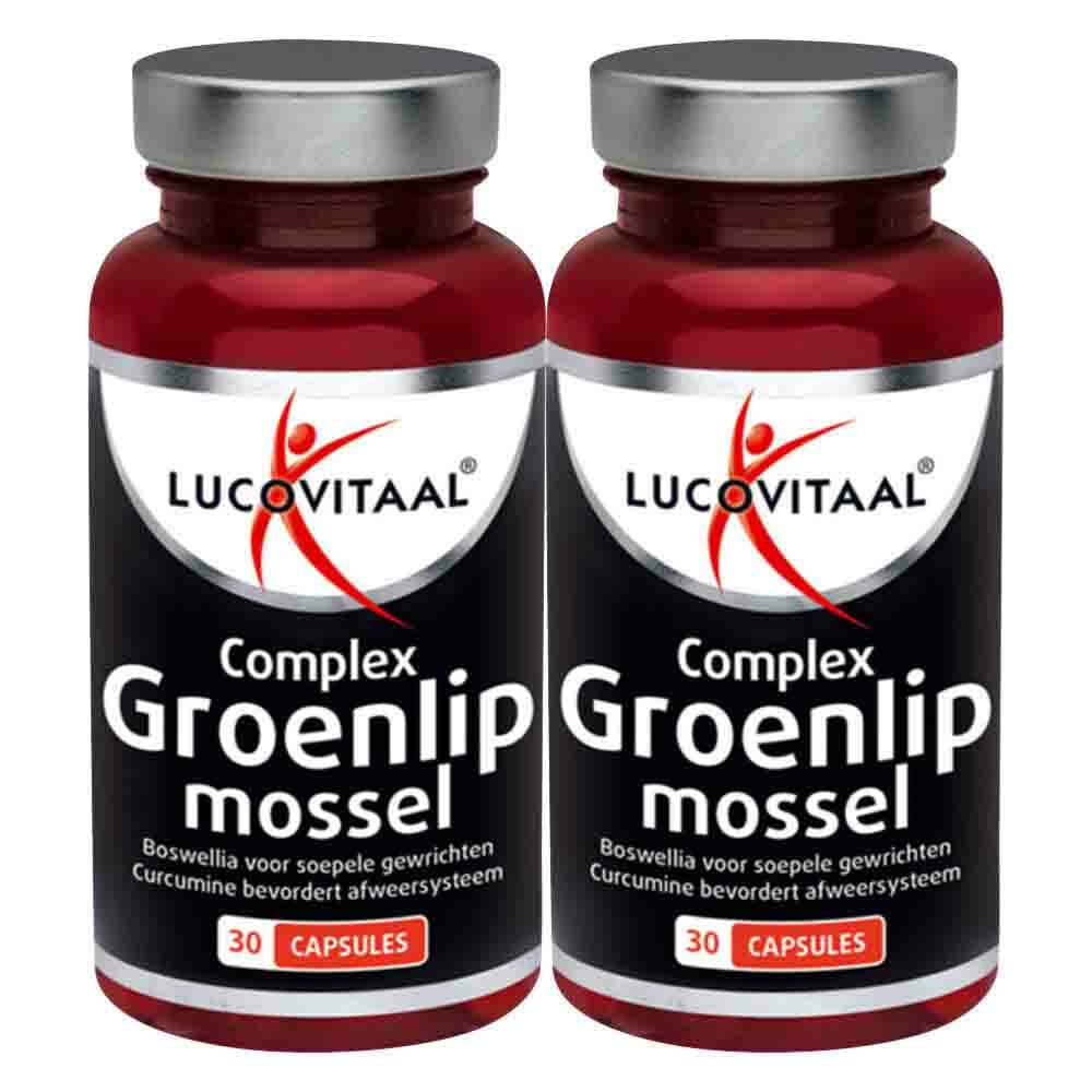 Gratis Verzending: 2x Lucovitaal Complex Groenlipmossel 30 capsules