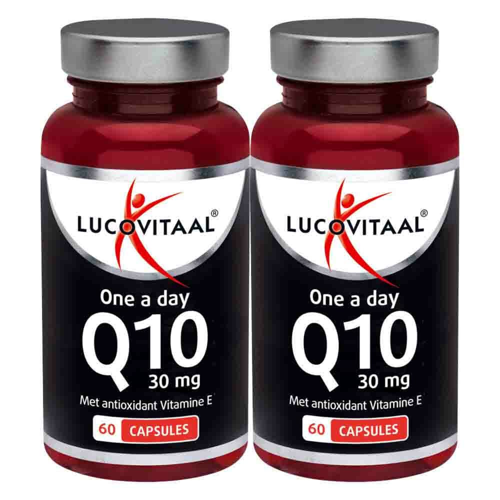 Gratis Verzending: 2x Lucovitaal Q10 30mg Once a Day 60 capsules