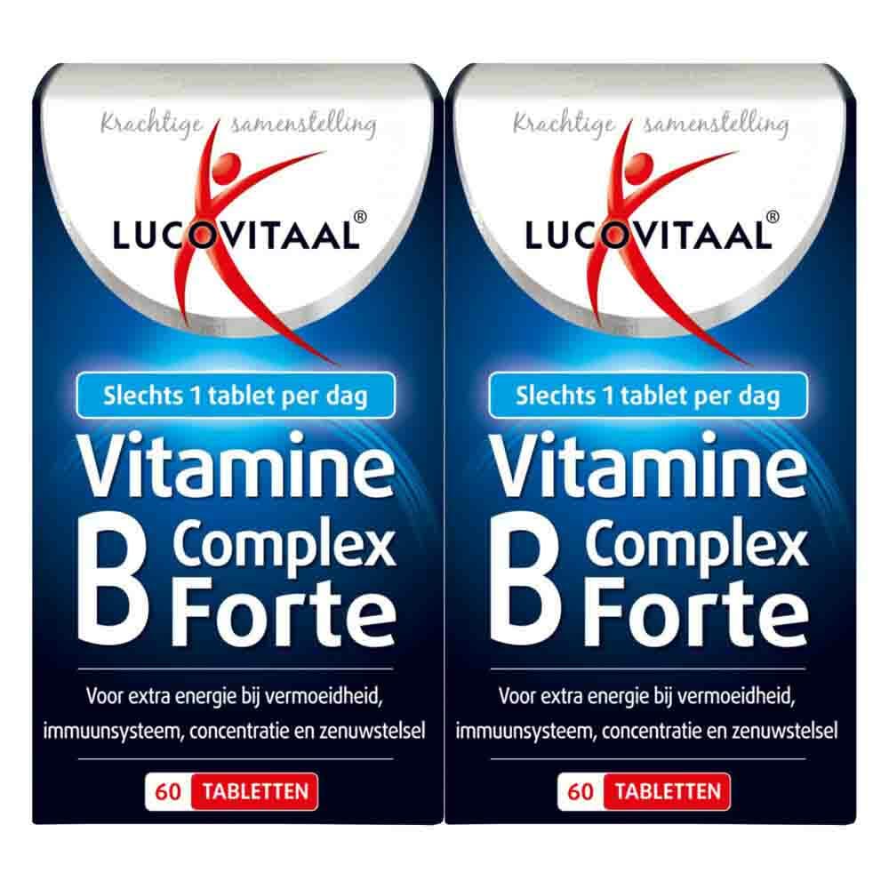 Gratis Verzending: 2x Lucovitaal Vitamine B Complex Forte 60 tabletten