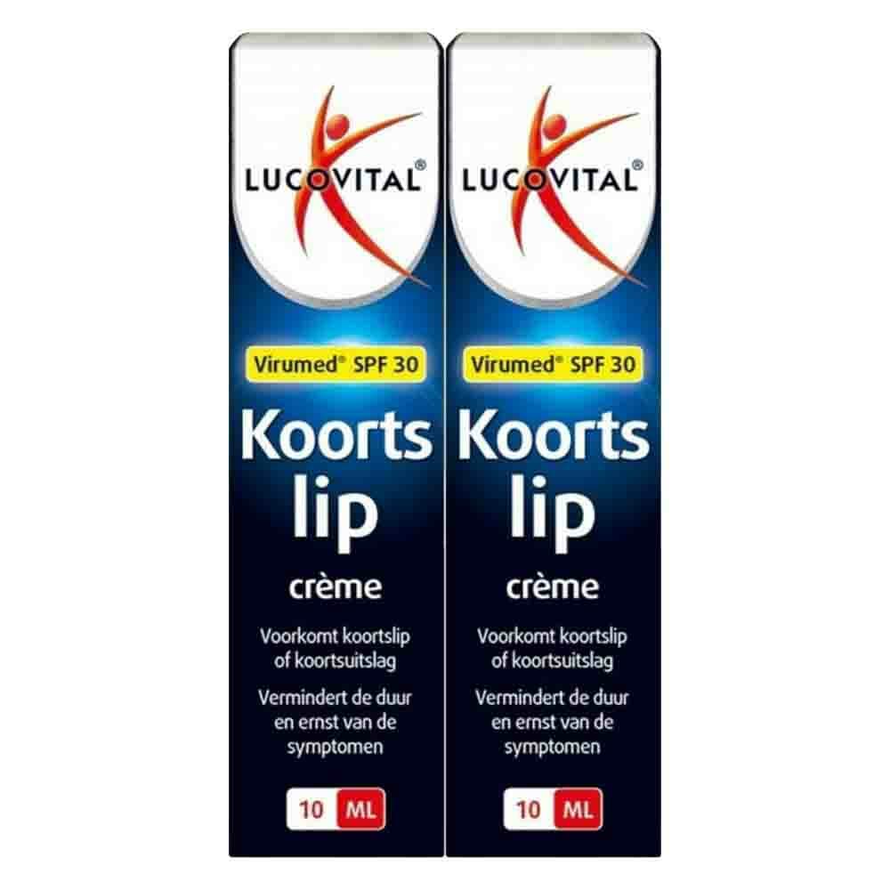 2x Lucovitaal Koortslipcreme 10 ml