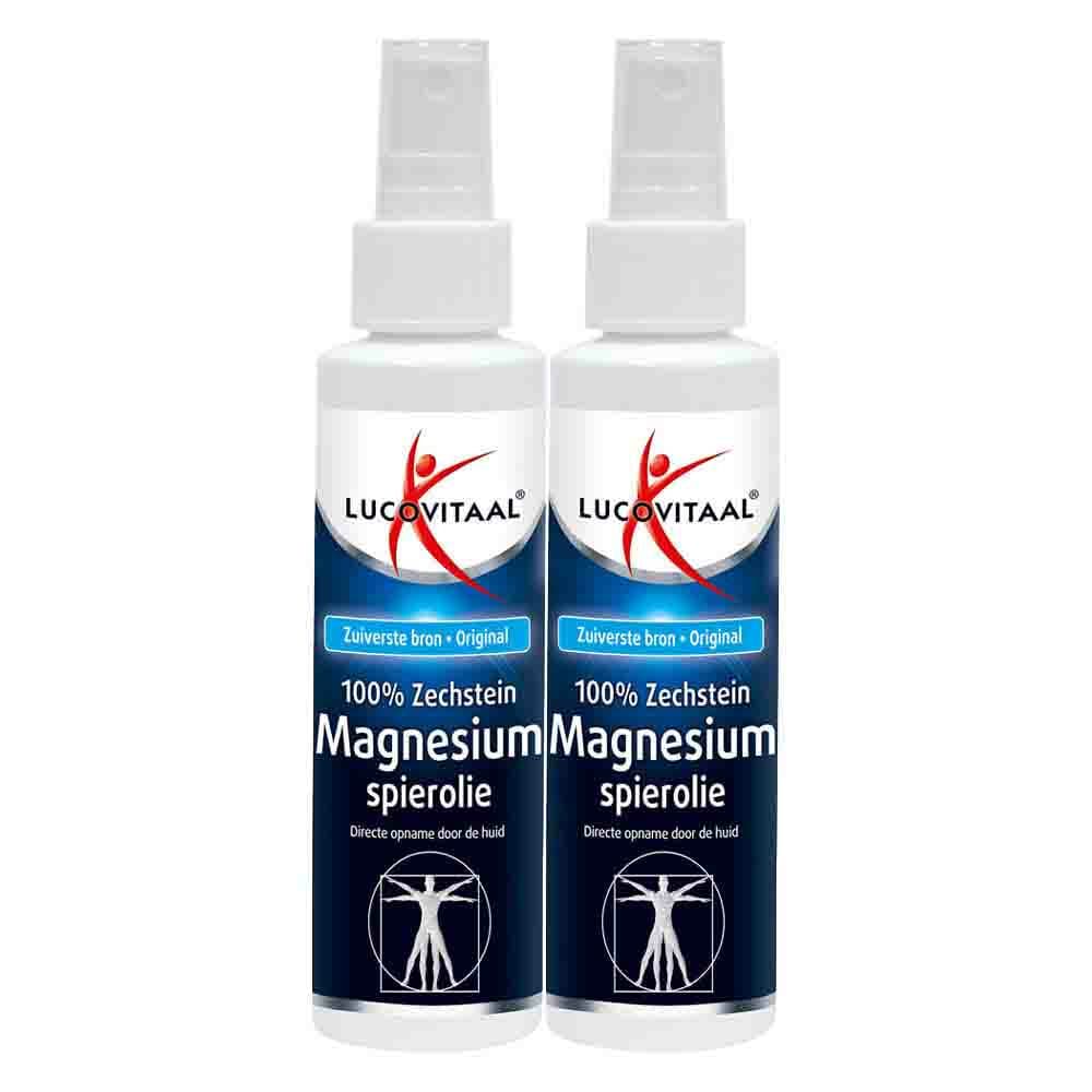 2x Lucovitaal Spray Magnesium Spierolie 200 ml