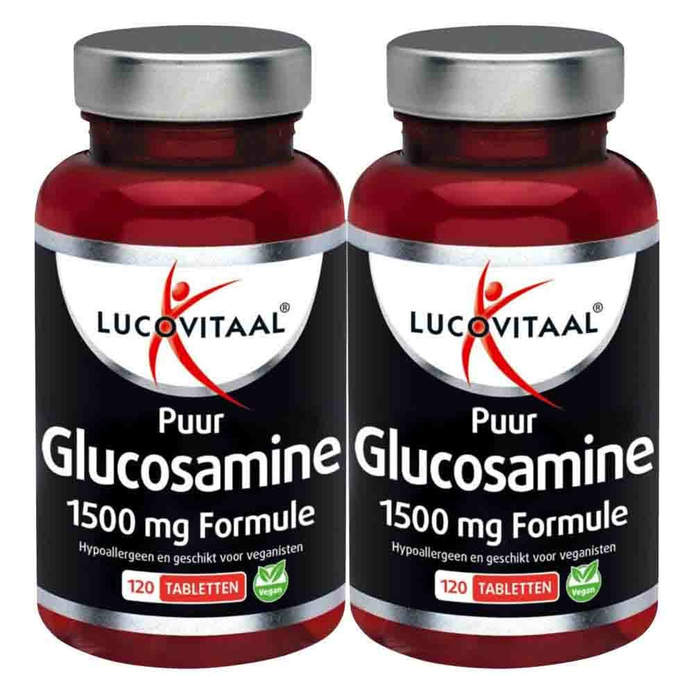 Gratis Verzending: 2x Lucovitaal Glucosamine Puur 1500 mg formule 120 tabletten