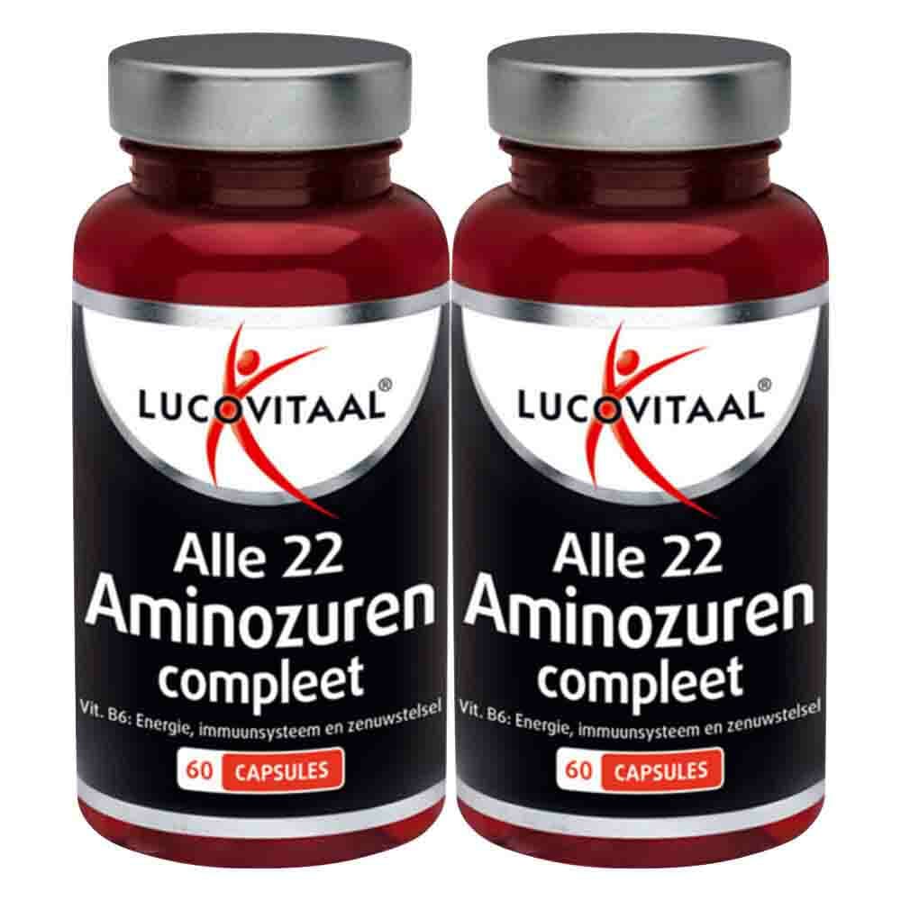 Gratis Verzending: 2x Lucovitaal Aminozuren Compleet + Vitamine B6 60 capsules