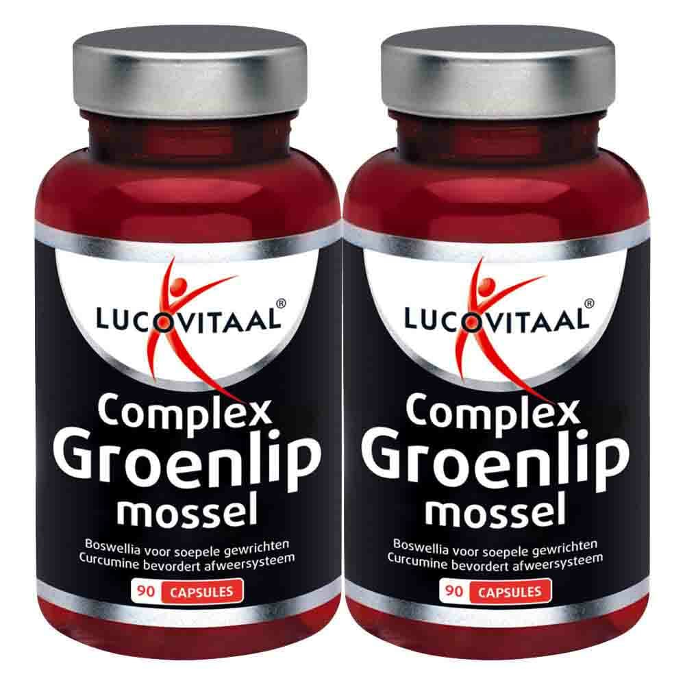 Gratis Verzending: 2x Lucovitaal Complex Groenlipmossel 90 capsules