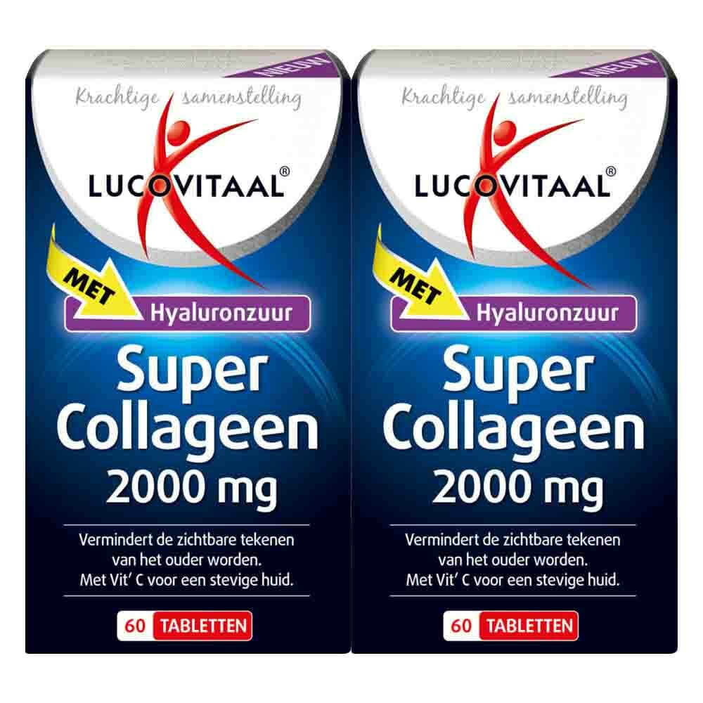 Gratis Verzending: 2x Lucovitaal Super Collageen 2000 mg 60 tabletten