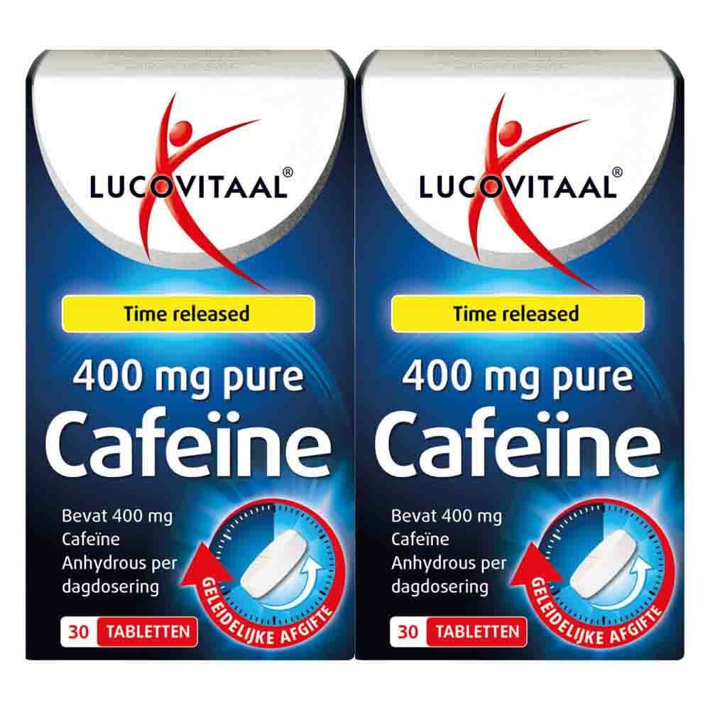 Gratis Verzending: 2x Lucovitaal Pure Cafeïne 400 mg 30 tabletten