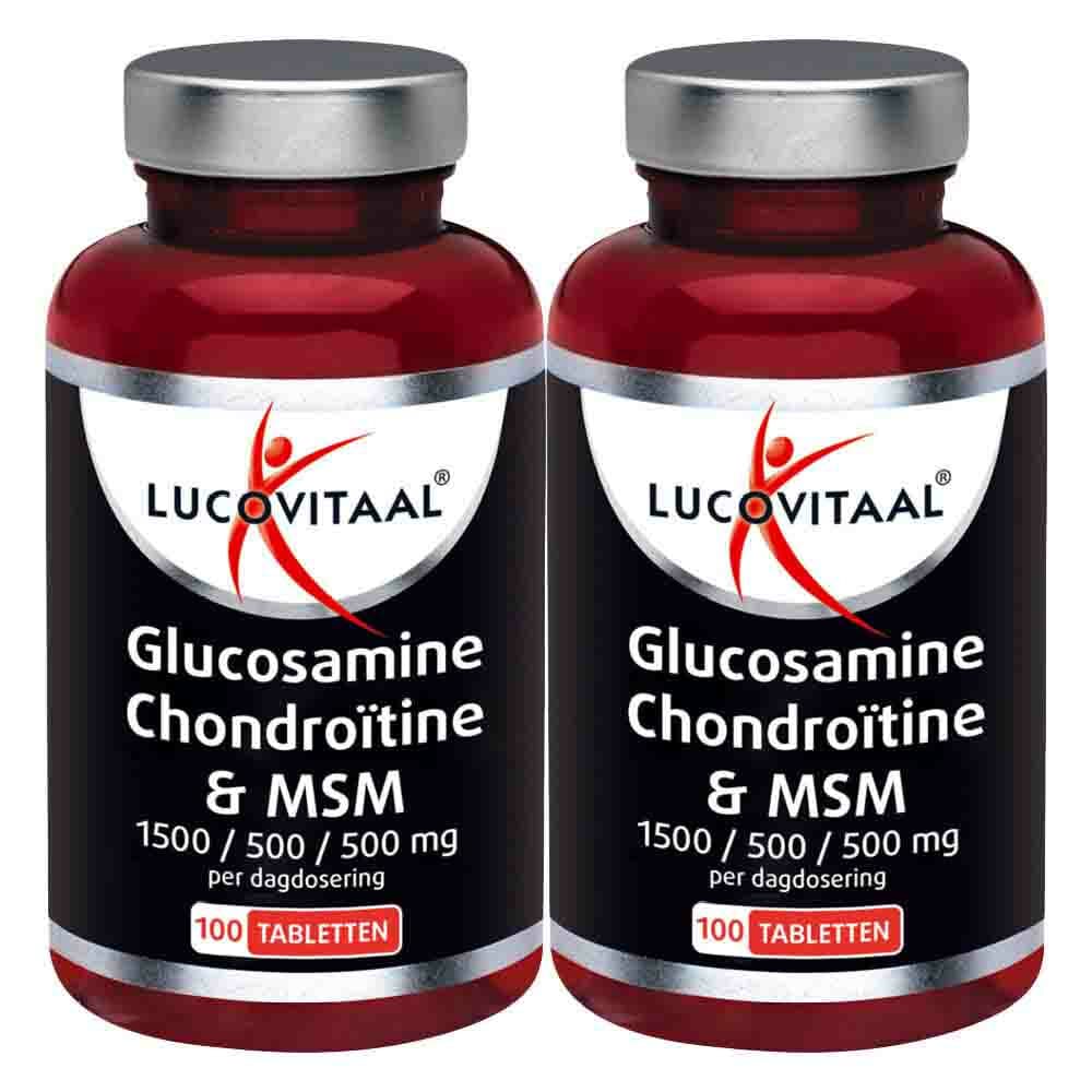Gratis Verzending: 2x Lucovitaal Glucosamine Chondroïtine&MSM 100 tabletten