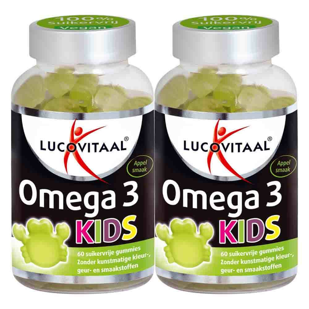 Gratis Verzending: 2x Lucovitaal Gummies Omega 3 Kids 60 Gummies