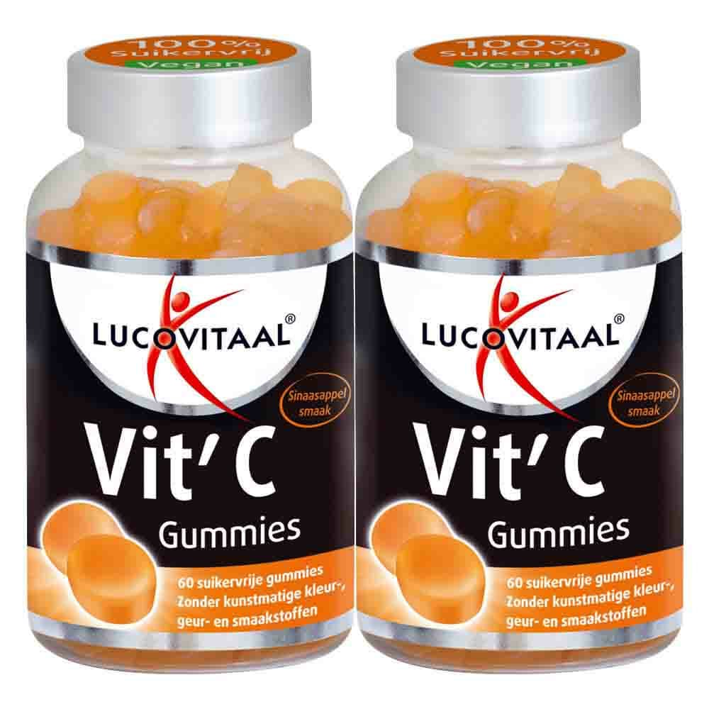 Gratis Verzending: 2x Lucovitaal Gummies Vitamine C 60 Gummies