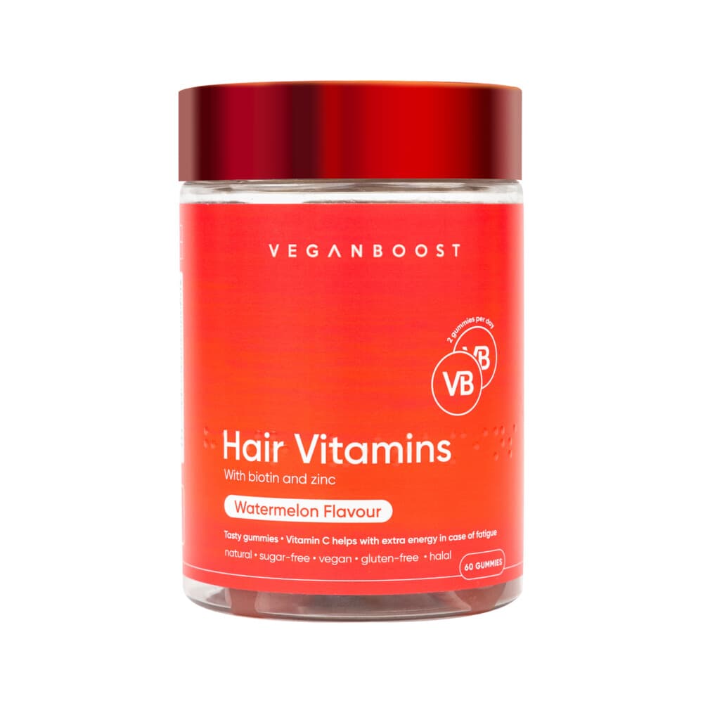 Gratis Verzending: Veganboost Hair Vitamins Watermeloen 60 gummies