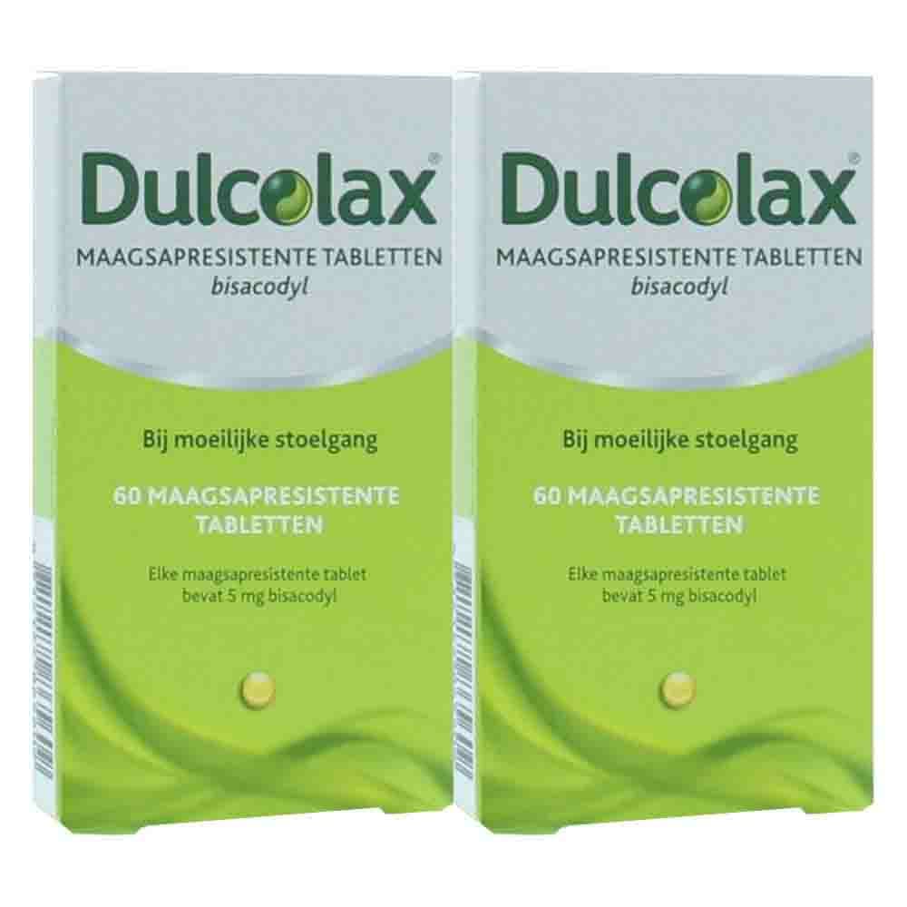 2x Dulcolax Bisacodyl 5 mg 60 tabletten