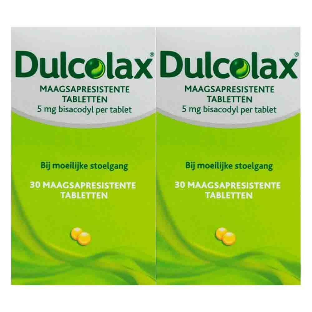 2x Dulcolax Bisacodyl 5 mg 30 tabletten