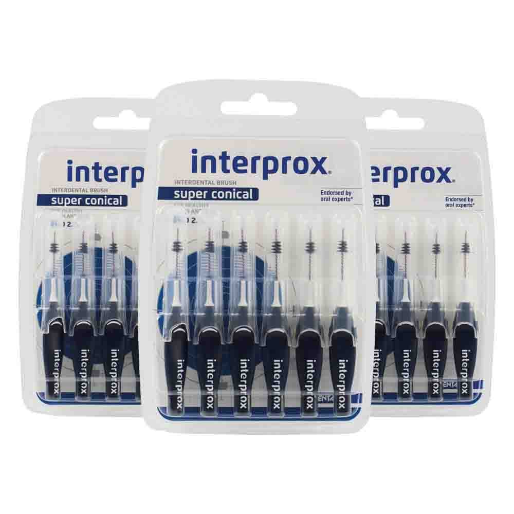 3x Interprox Ragers Super Conical Donkerblauw PHD 2.0 6 stuks